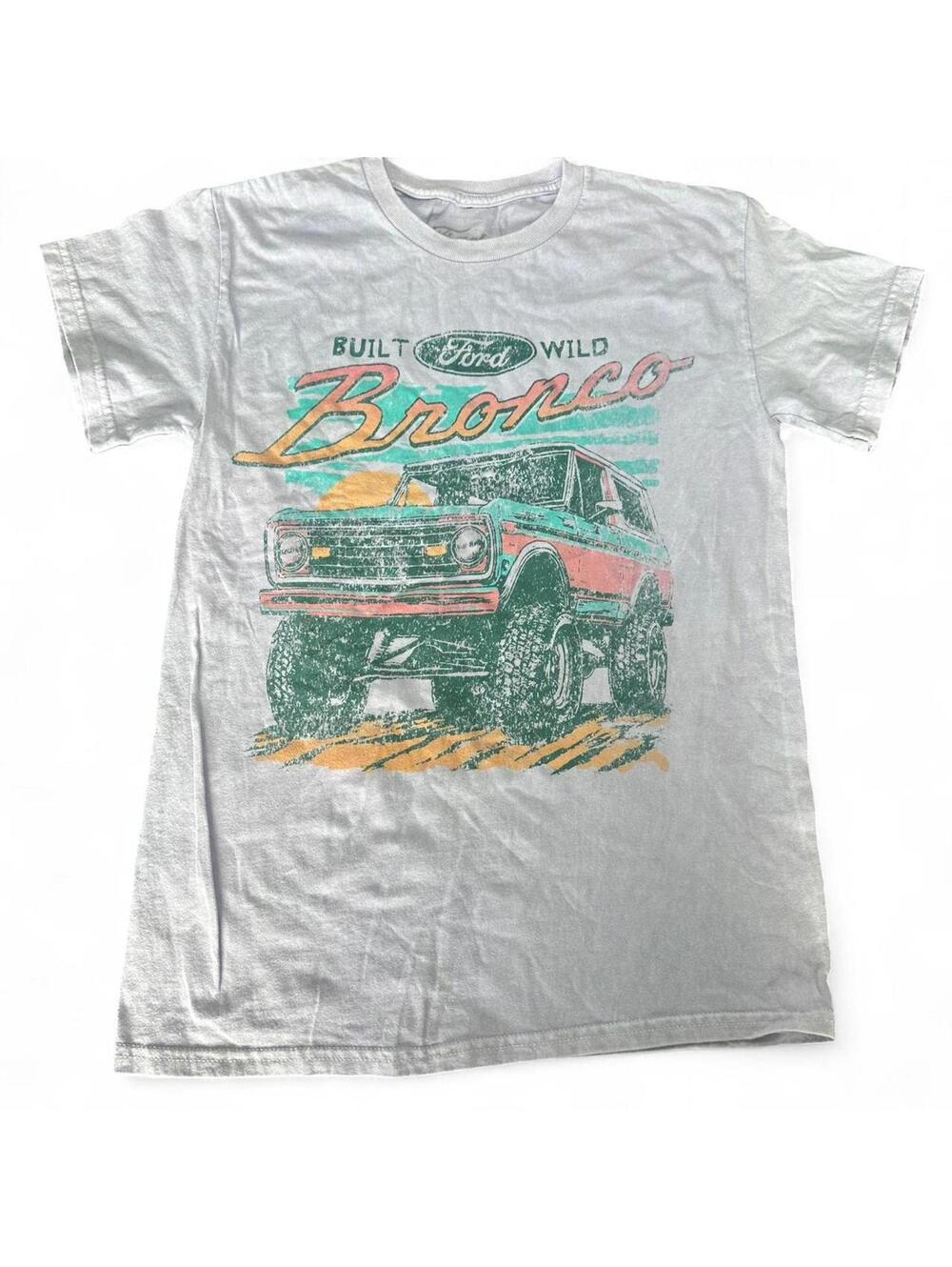 Small Ford Bronco "Built Wild" T-shirt - Purple